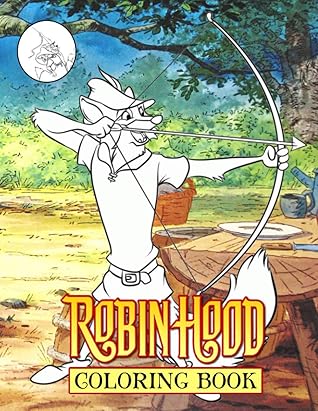 Robin Hood Coloring Book: NEW Coloring Book with 50+ LARGE COLORING