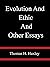 Evolution And Ethics And Other Essays
