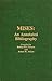 Mises: An Annotated Bibliography