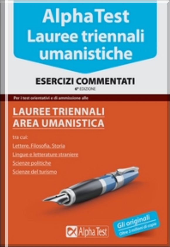 Alpha test - lauree triennali umanistiche (Paperback)