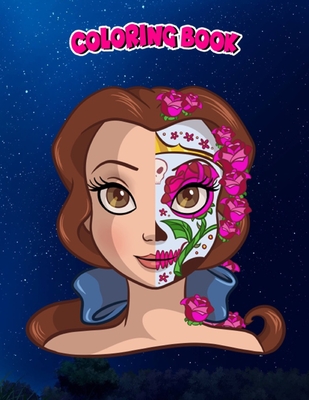 Coloring Book: Sugar Skull Series: Beauty, Children Coloring Book, 100 Pages to Color