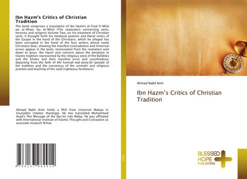 Ibn Hazm’s Critics Of Christian Tradition