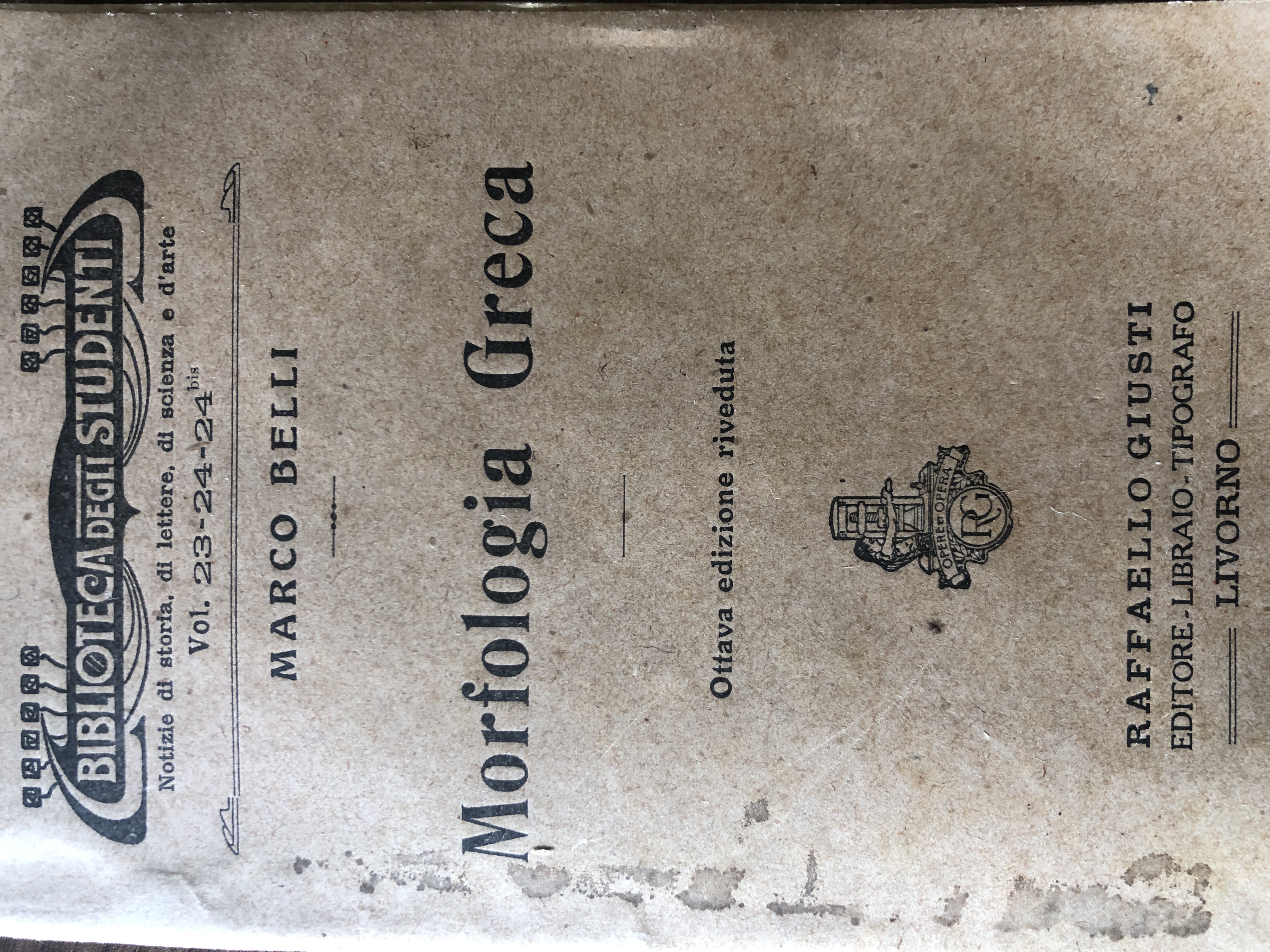 Morfologia greca (Paperback)