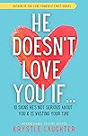 He Doesn't Love You If...: 10 Signs He's Not Serious About You & Is Wasting Your Time (Relationship Series Book 1)