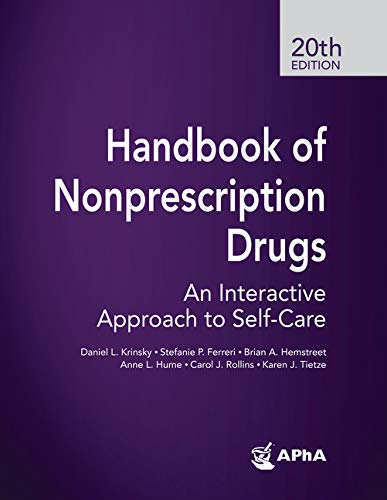 Handbook of Nonprescription Drugs: An Interactive Approach to Self-Care (Hardcover)