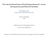 The low statistical power of psychological research by Felix Singleton Thorn