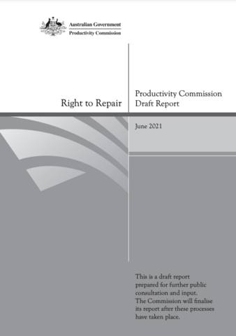 Right to Repair - Draft Report (Paperback)