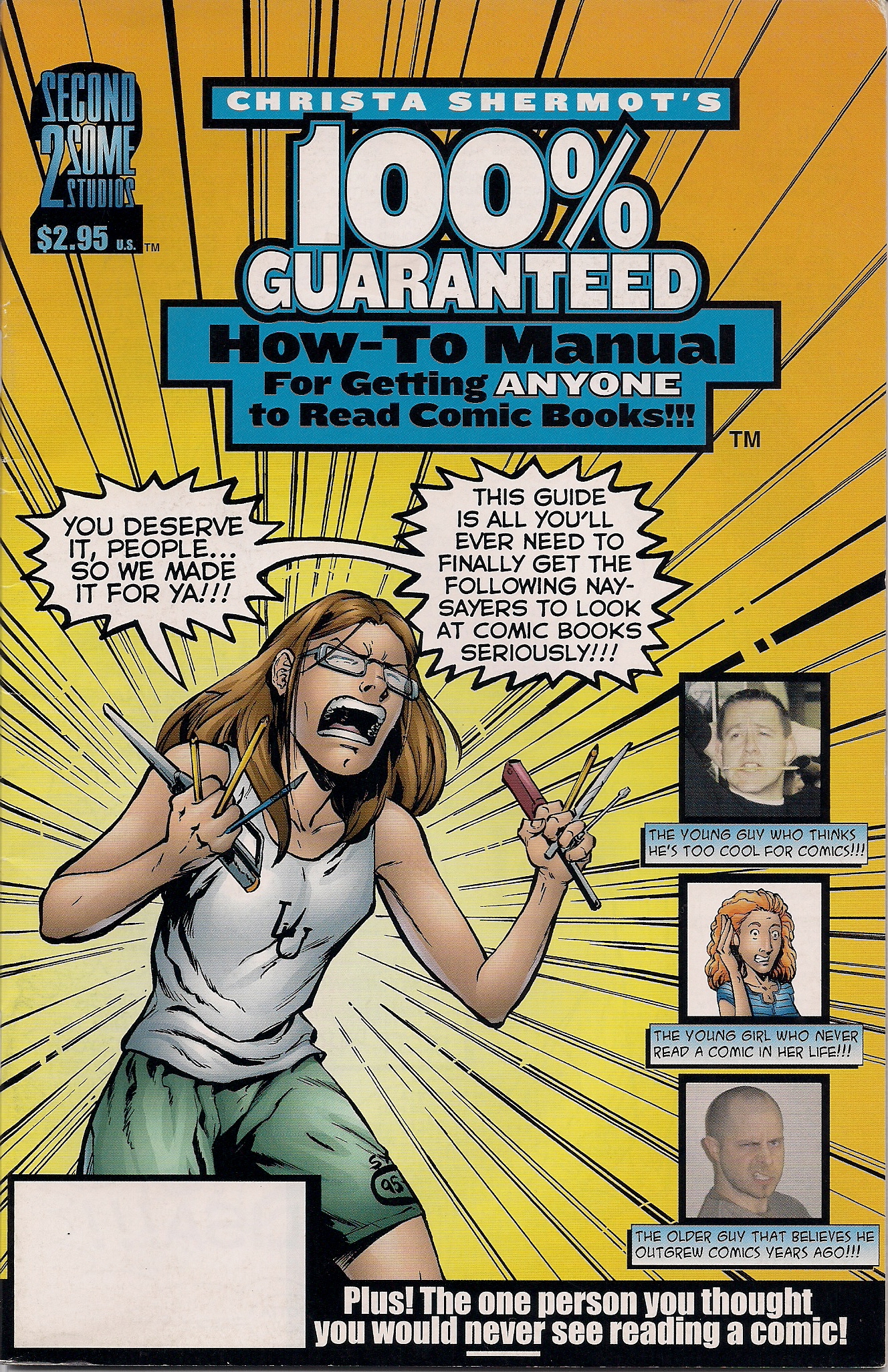 Christa Shermot's 100% Guaranteed How-To Manual for Getting Anyone to Read Comic Books!!! (FCBD2003)