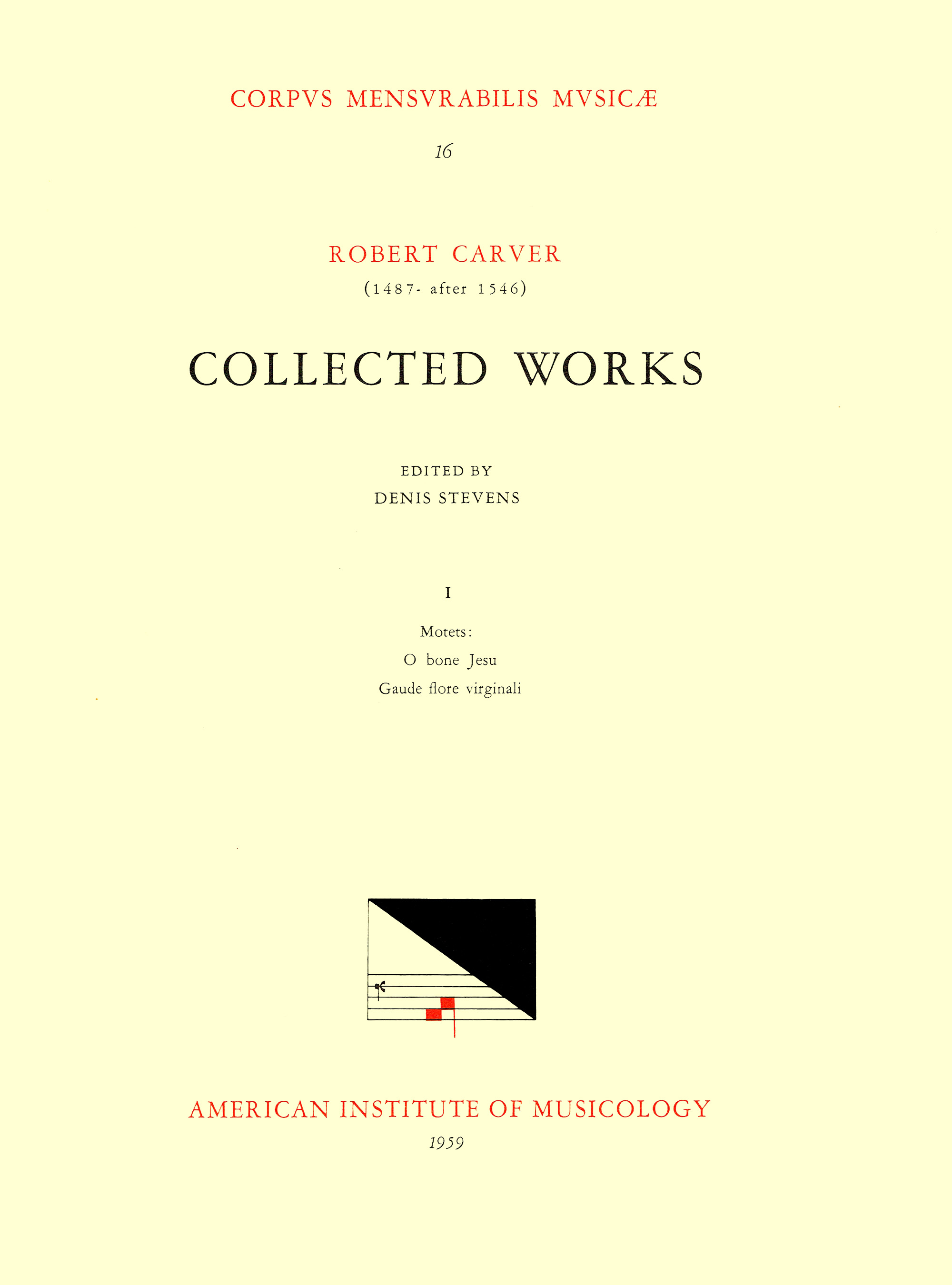 Robert Carver Collected Works