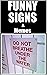 JOKES: Funny Signs, Signpos...