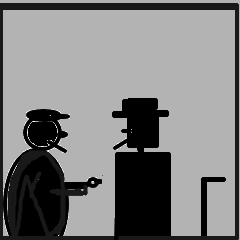 ask for mister black and tell him red sent you