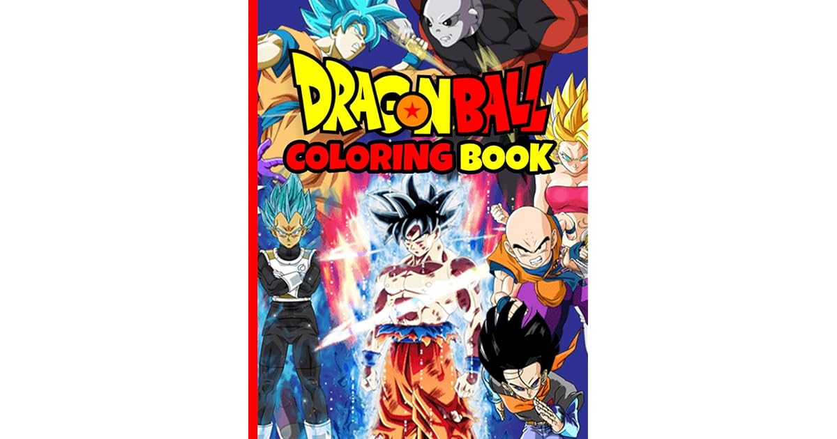 Dragon Ball Z Coloring Book Manga Coloring Book With 48 Character