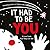 It Had to Be You: A High Contrast Book For Newborns (A Love Poem Your Baby Can See)