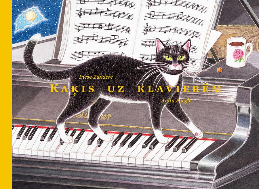 Kaķis Uz Klavierēm (Hardcover)