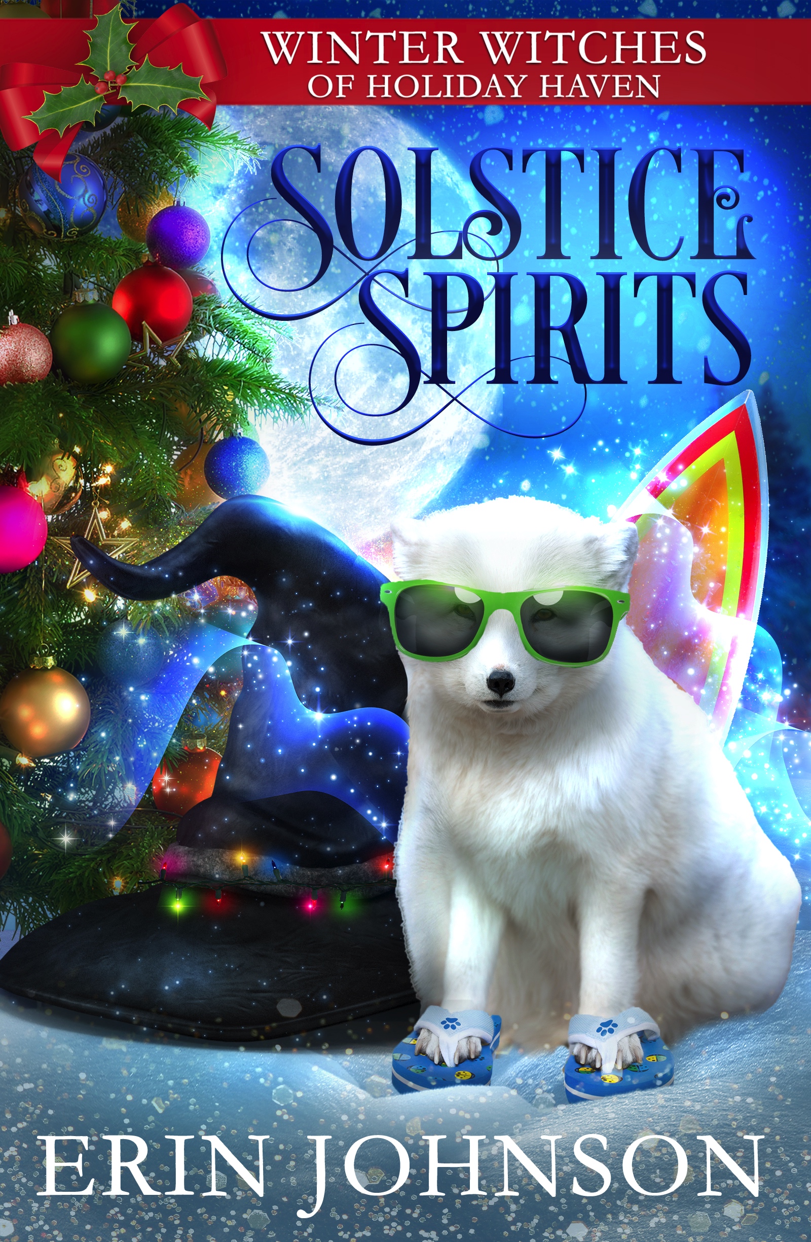 Solstice Spirits (Rudie Hollybrook, #2; Winter Witches of Holiday Haven, #10)