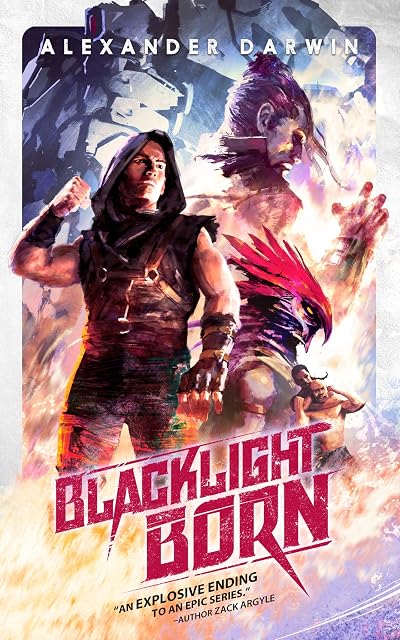 Portada de Blacklight Born, de Alexander Darwin