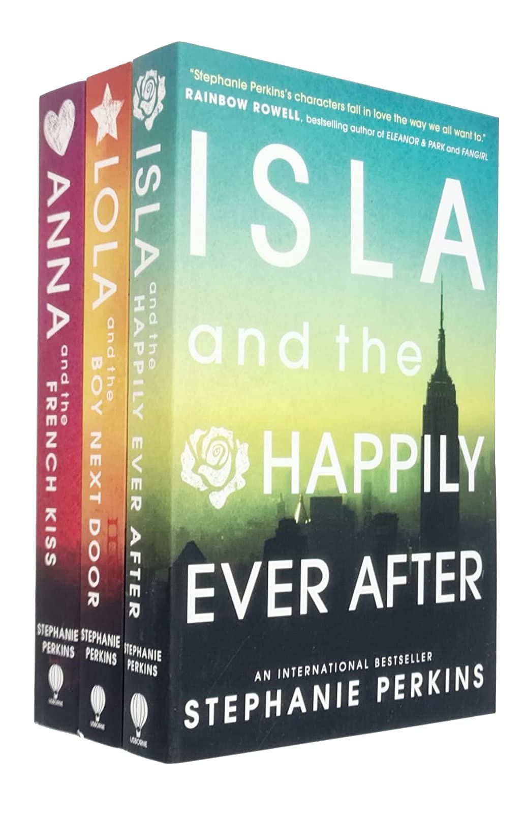 Stephanie Perkins Collection Anna and the French Kiss 3 Books Set (Isla and the Happily Ever After, Lola and the Boy Next Door, Anna and the French Kiss)