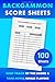 Backgammon Score Sheets: Ke...