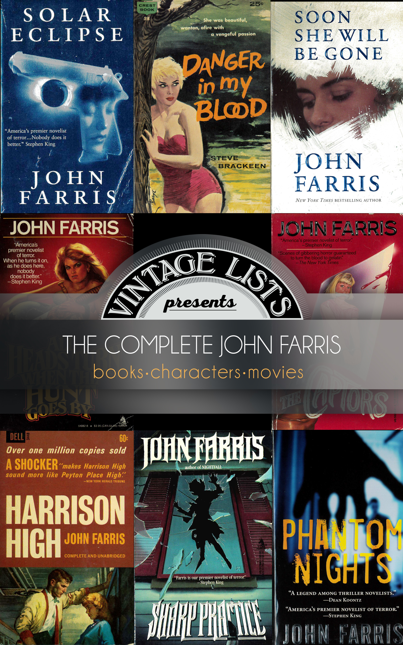The Complete John Farris: Books. Characters. Movies.