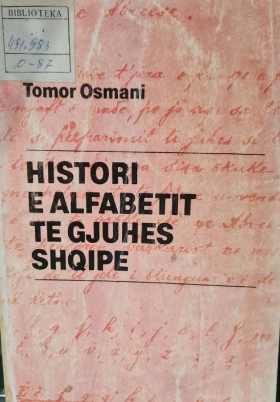 Histori e alfabetit të gjuhës shqipe
