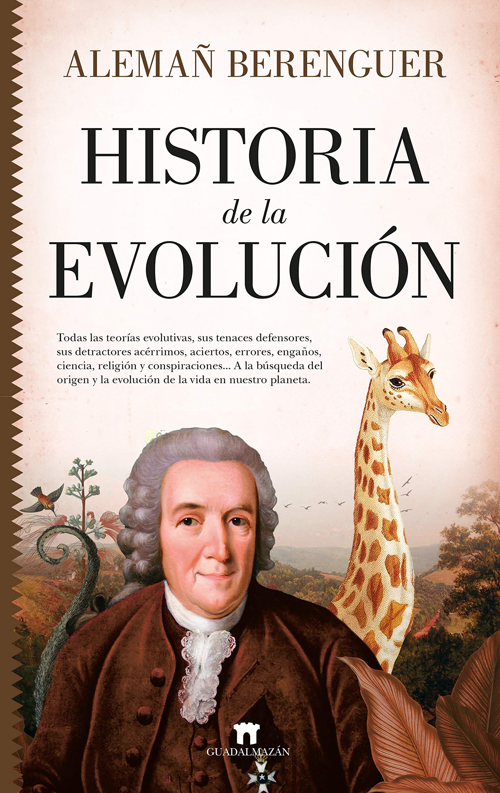 Portada de Historia de la evolución, de Aleman Berenguer