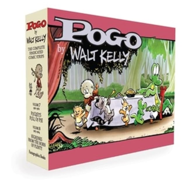 Pogo The Complete Syndicated Comic Strips Box Set: Vols. 7 & 8: Pockets Full of Pie & Hijinks from the Horn of Plenty (Walt Kelly's Pogo)