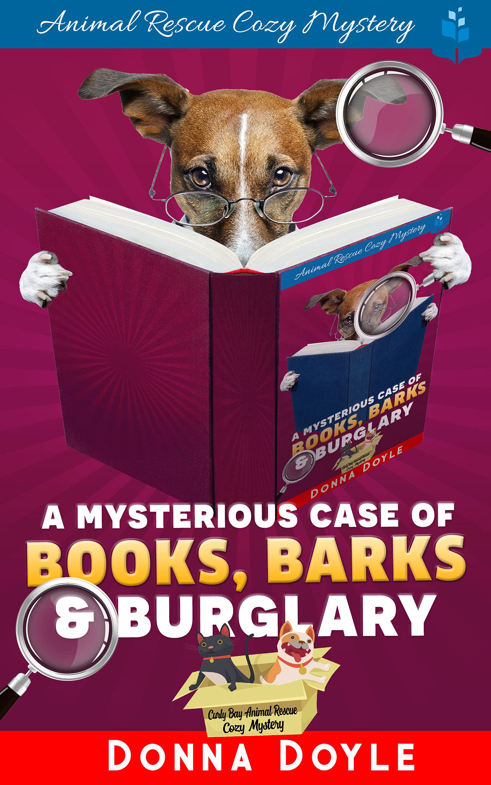 The Mysterious Case of Books, Barks, and Burglary (Curly Bay Animal Rescue #9)