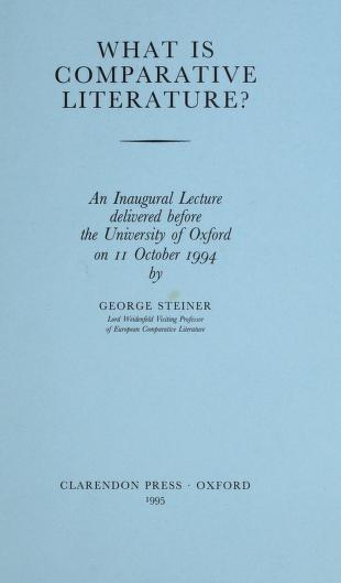 What is Comparative Literature? (Paperback)