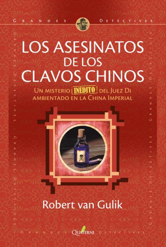 Portada de Los asesinatos de los clavos chinos, de Robert van Gulik