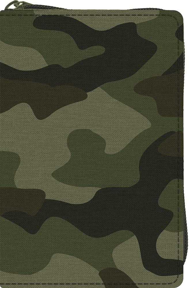 ESV Compact Bible (Canvas with Zipper, Camo Design): Holy Bible, English Standard Version