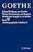 Goethes Werke, Band 9: Autobiographische Schriften I