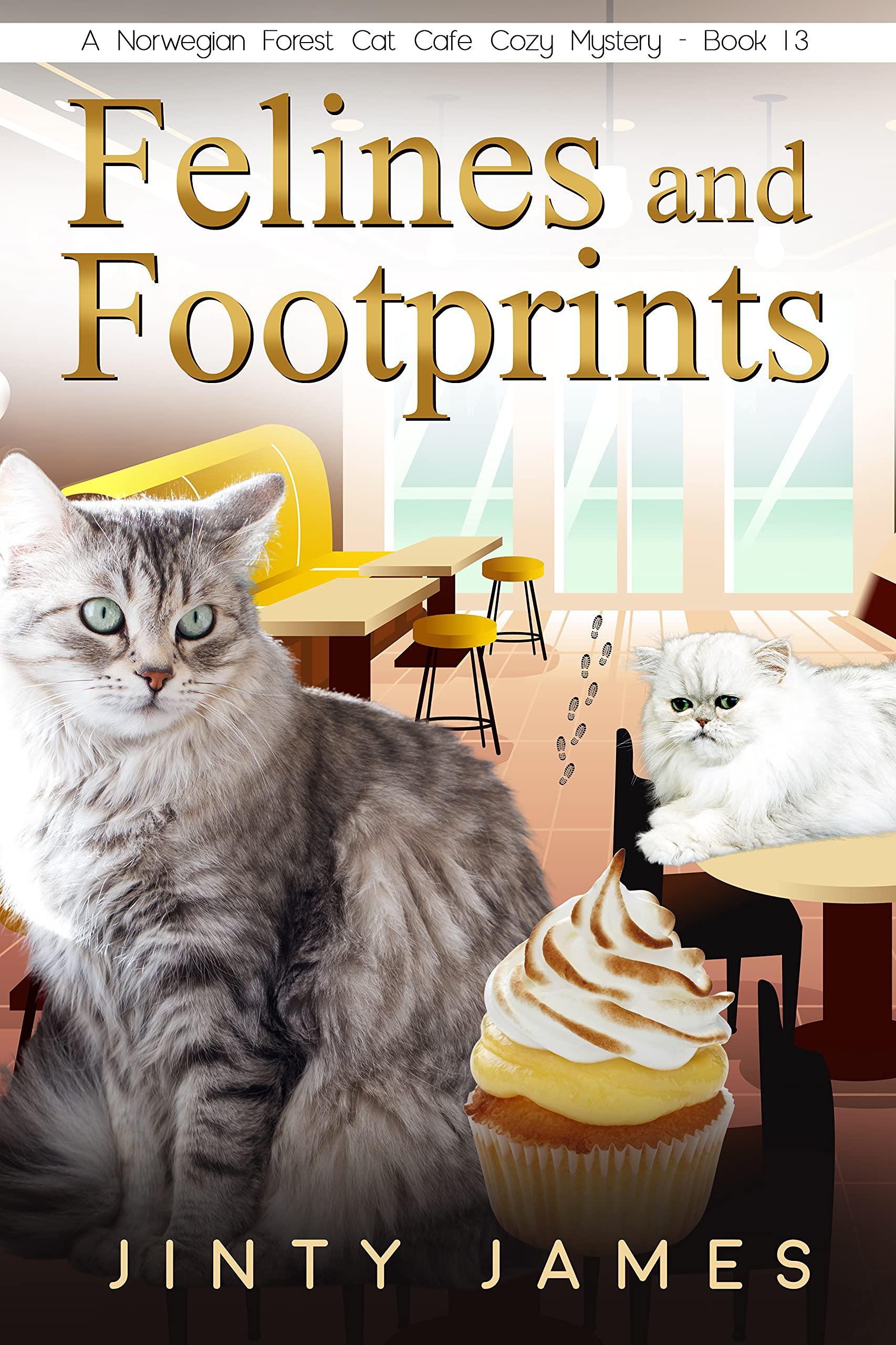 Felines and Footprints (Norwegian Forest Cat Café #13)