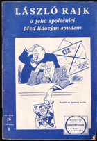 László Rajk a jeho společníci před lidovým soudem