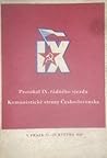 Protokol IX. řádného sjezdu Komunistické strany Československa v Praze 25. - 29. května 1949