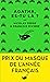 Agatha, es-tu là ?: Prix du Masque de l'année français