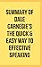Summary of Dale Carnegie’s The Quick and Easy Way to Effective Speaking