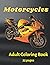 Motorcycles: Adult Coloring Book