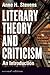 Literary Theory and Criticism: An Introduction - Second Edition