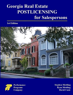EBOOK Georgia Real Estate Postlicensing for Salespersons