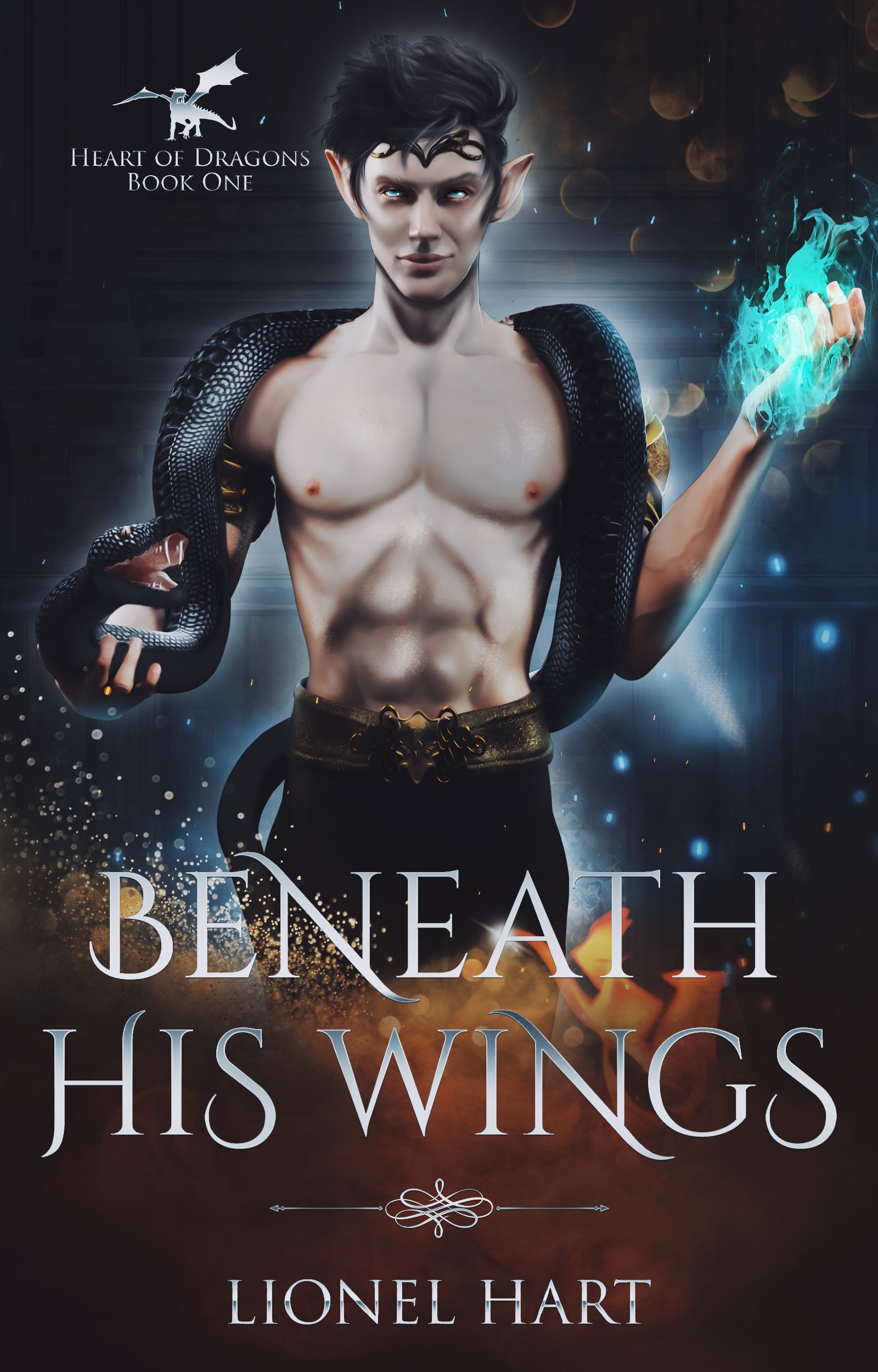 Beneath His Wings (Heart of Dragons, #1)