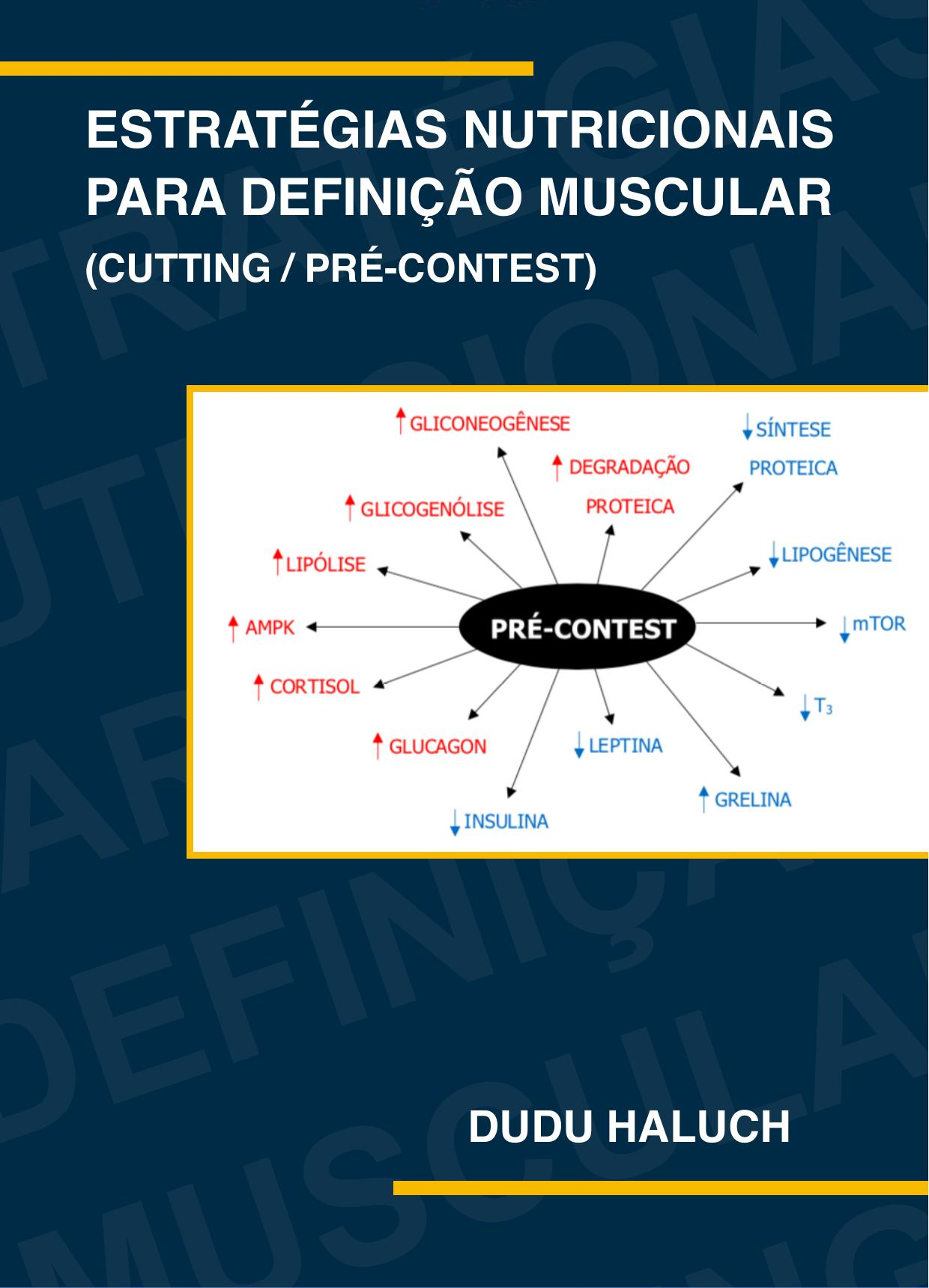Estratégias nutricionais para definição muscular: Cutting/Pré-Contest