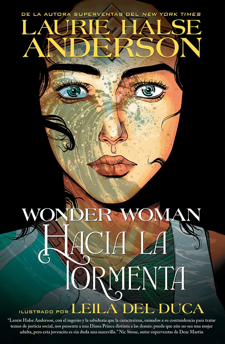 Portada de Wonder Woman: Hacia la tormenta, de Laurie Halse Anderson