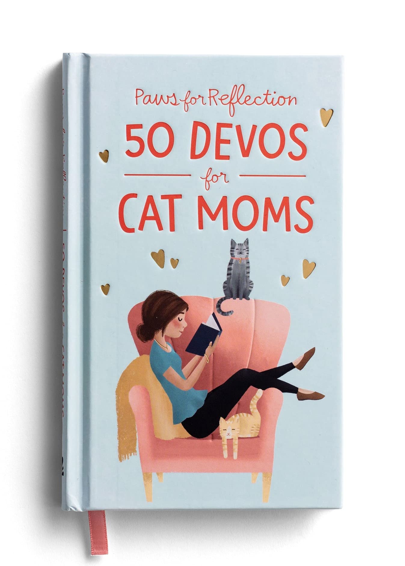 Paws for Reflection: 50 Devos for Cat Moms (Hardcover)