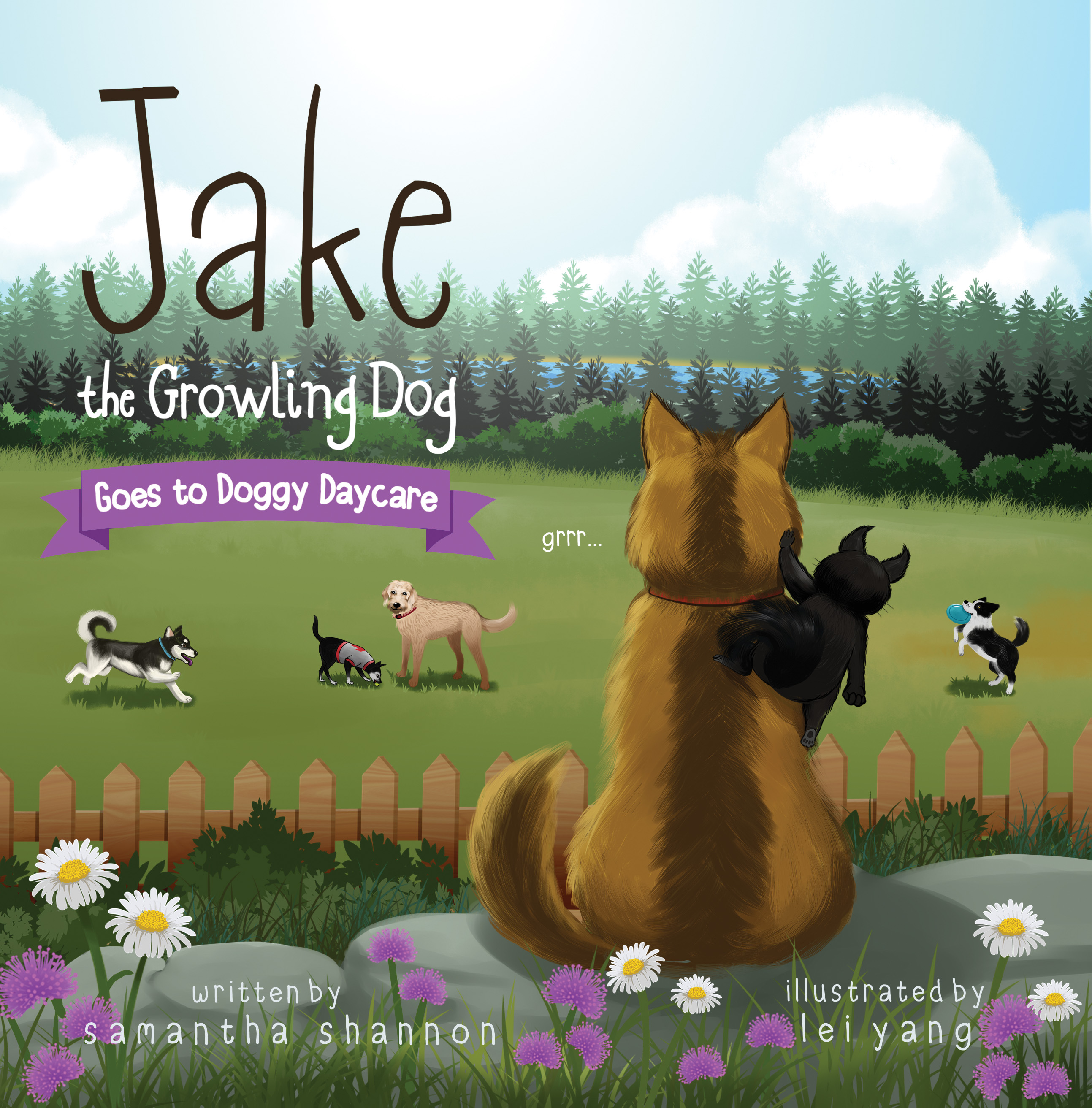 Jake the Growling Dog Goes to Doggy Daycare