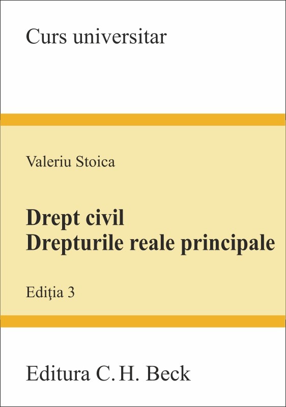 Drept civil. Drepturile reale principale
