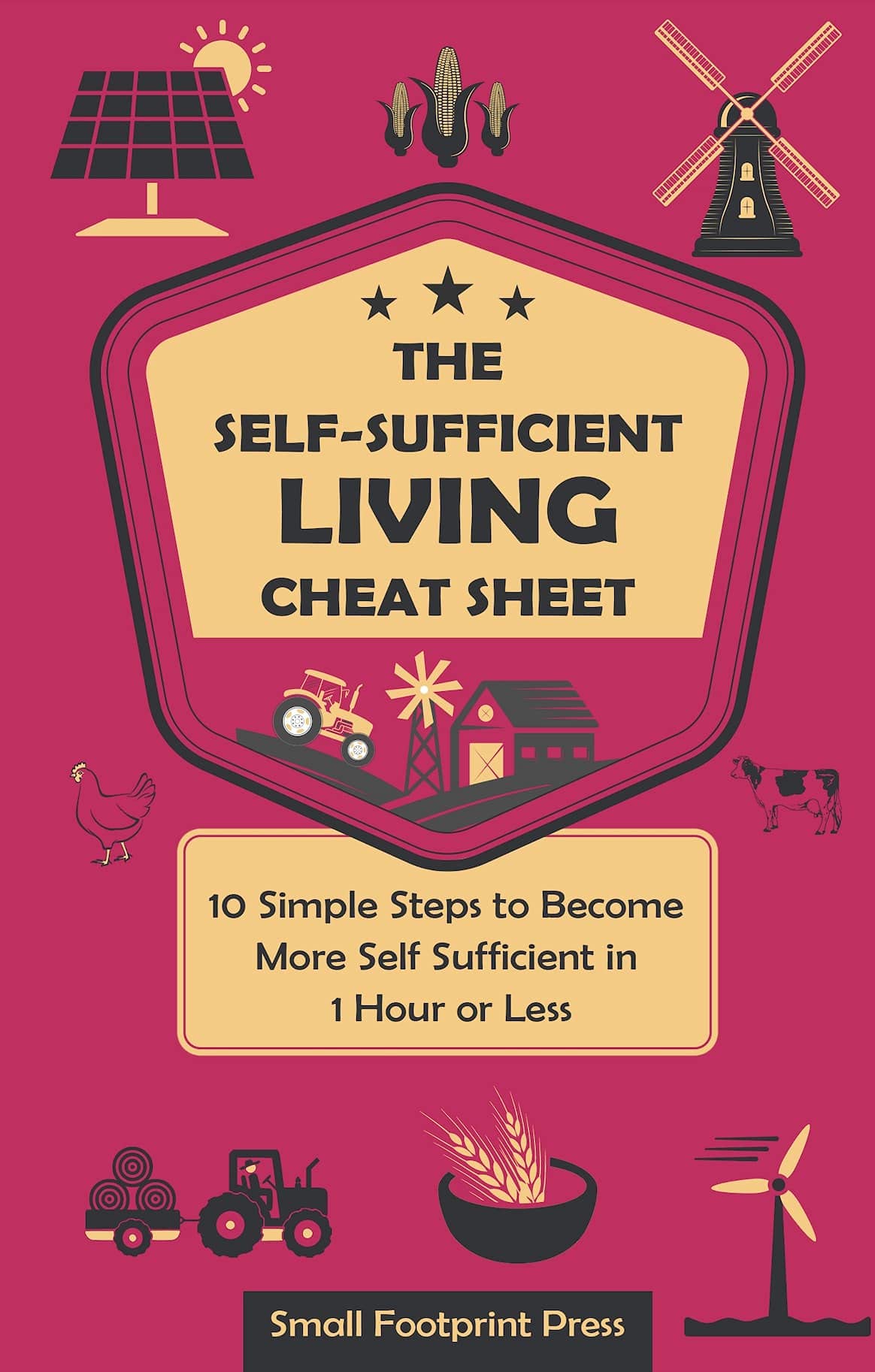 The Self-Sufficient Living Cheat Sheet: 10 Simple Steps to Become More Self-Sufficient in 1 Hour or Less (Self Sufficient Survival)