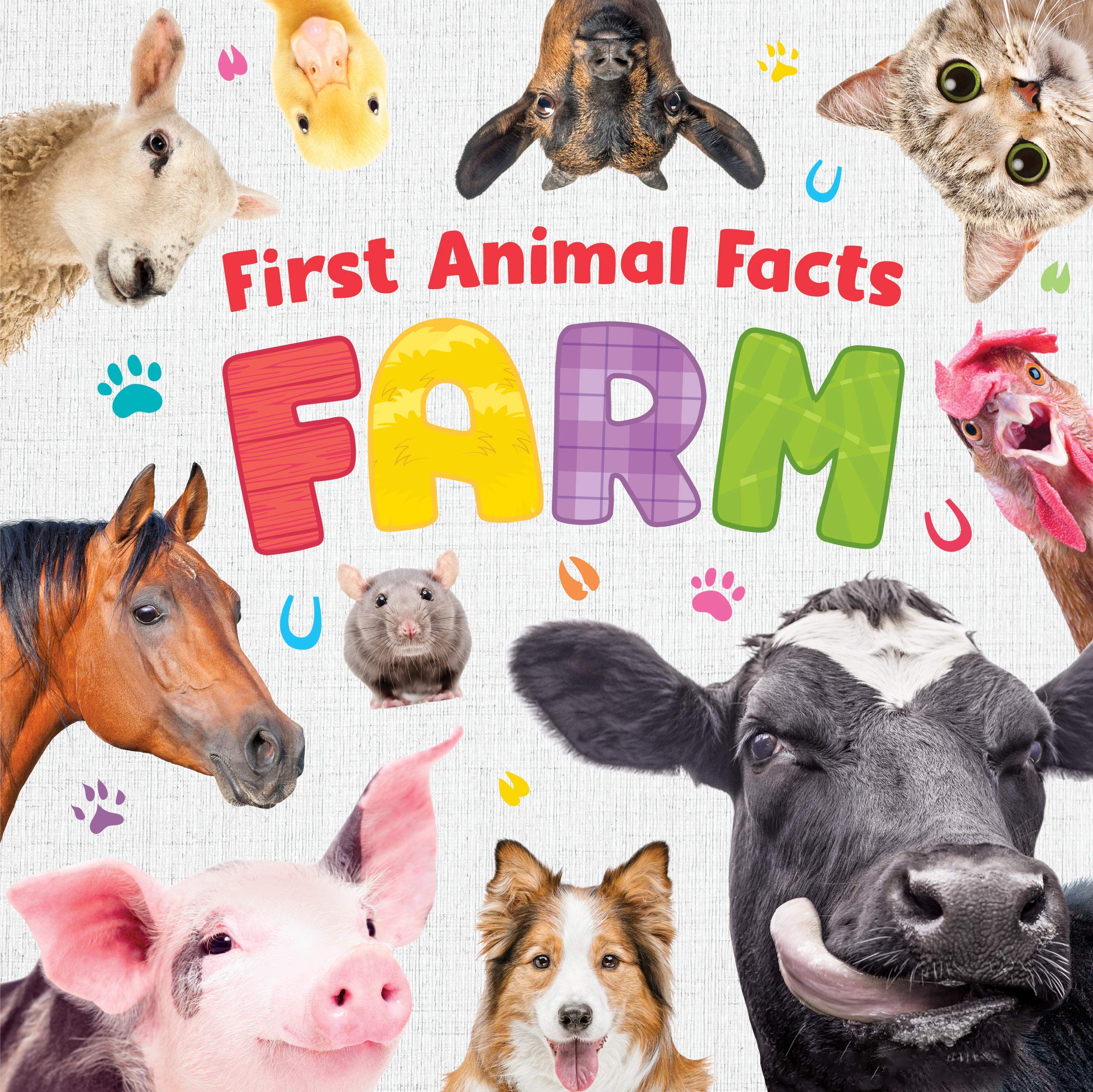 First Animal Facts: Farm-Adorable Fact Book made especially for Little Ones (Board book)