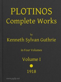 Plotinos: Complete Works