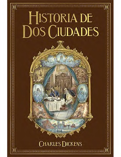 Portada de Historia de dos ciudades, de Charles Dickens