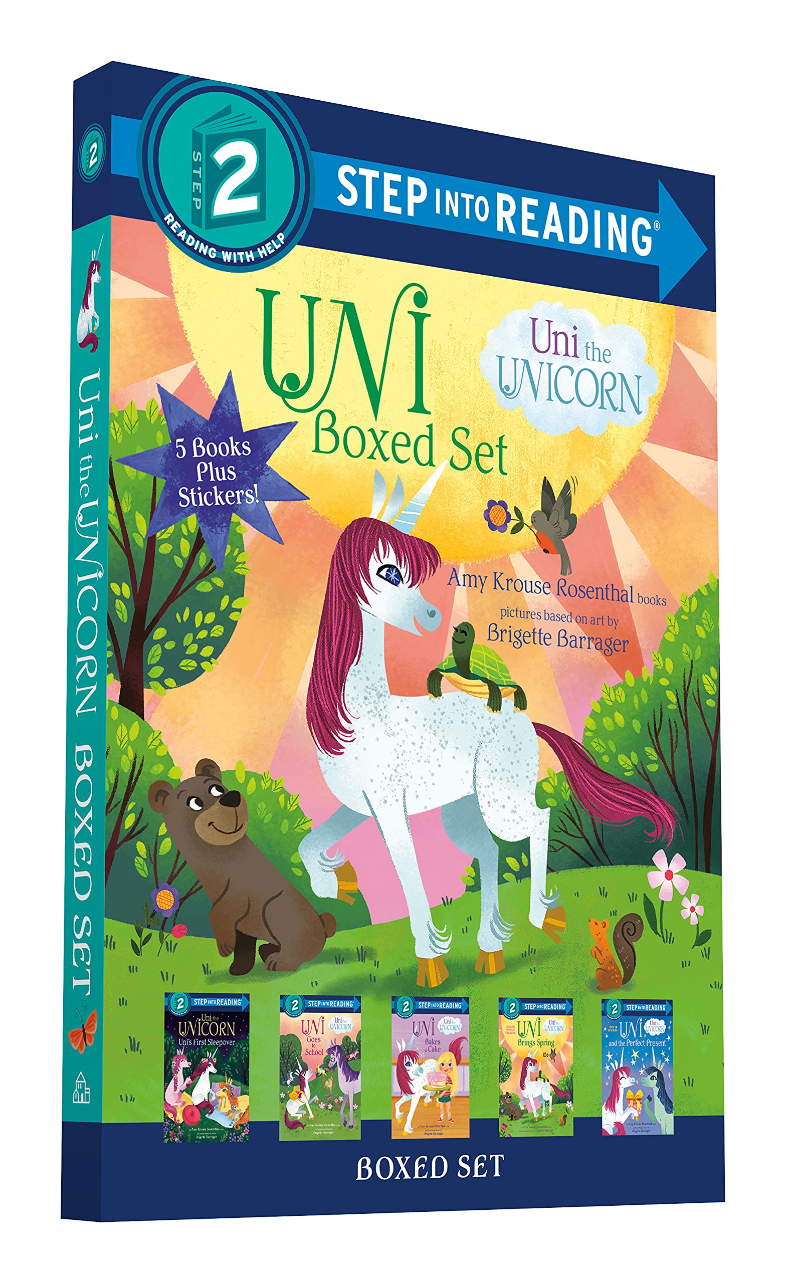 Uni Brings Spring; Uni's First Sleepover; Uni Goes to School; Uni Bakes a Cake; Uni and the Perfect Present (Paperback)
